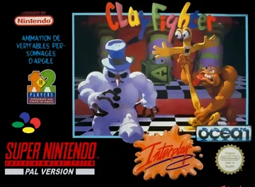 Clay Fighter (Europe) box cover front